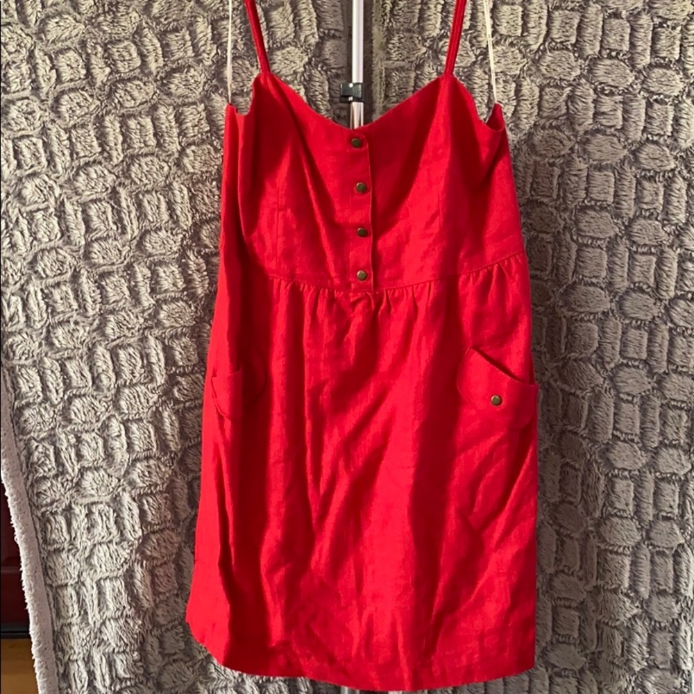 Forever 21 Red/orange strappy dress